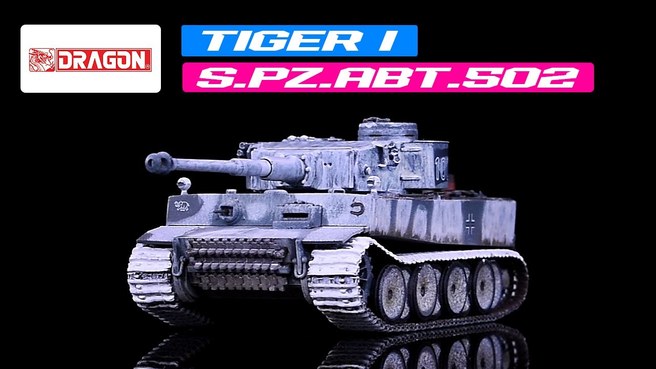 Germany Tiger I Initial Production Tank "s.Pz.Abt.502, Mga" 1942 1/72 Plastic Model by Dragon Models