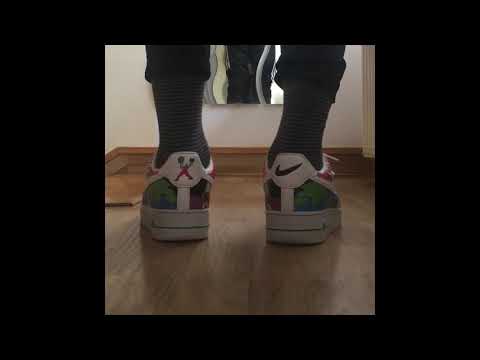 ruohan wang af1 on feet