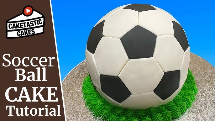 How to make an EASY FOOTBALL CAKE 