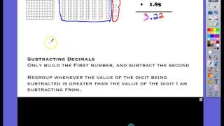 Add and Subtract Decimals Using Models