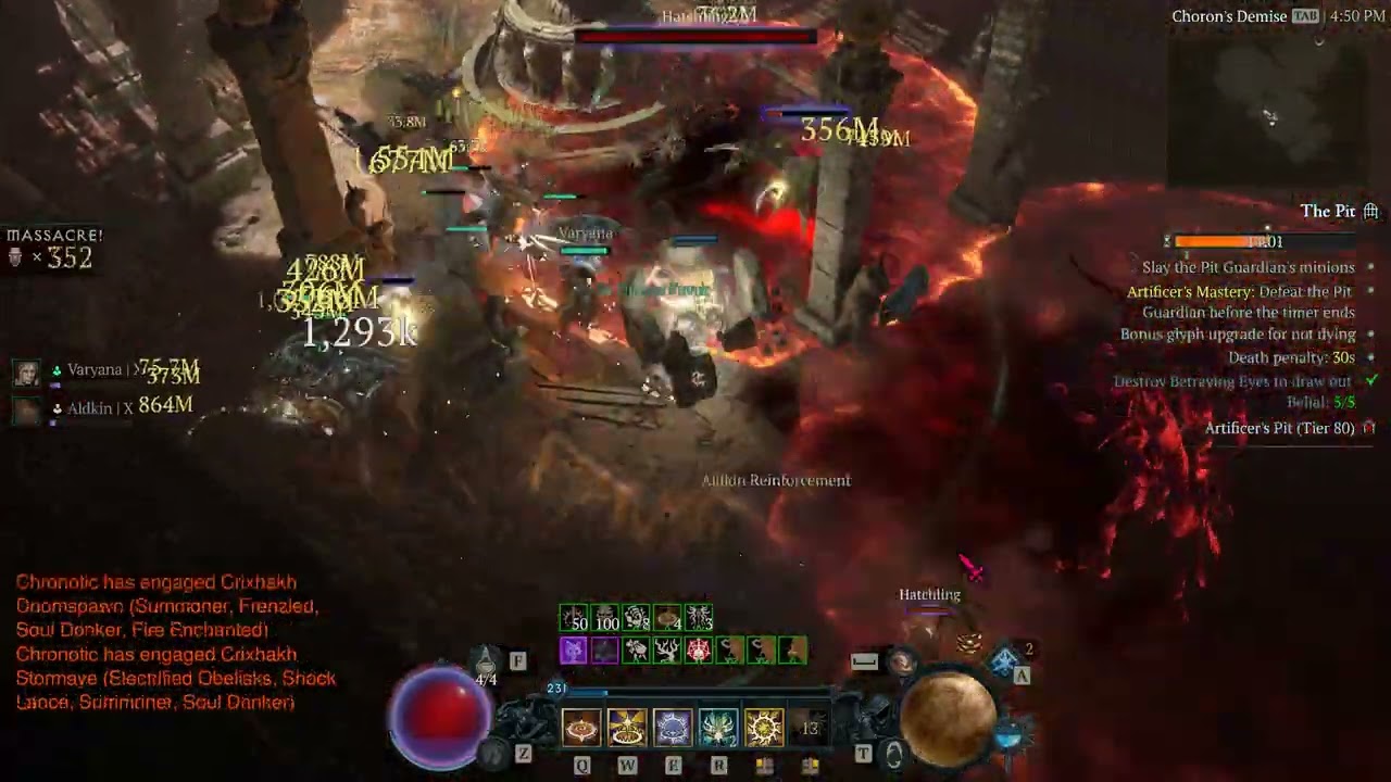 Diablo 4 - Pit 80 - Paladin Aura (unfinished build)