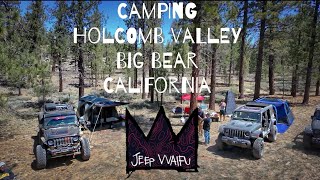 Dispersed Camping in Holcomb Valley, Big Bear, California
