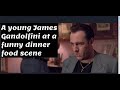 Young James Gandolfini in Hilarious Food Scene 🍽️