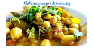 Chola curry recipe (chickpea curry) | Indian curry