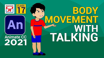 Adobe Animate CC 2021: Body Movement with Talking | Character Animation | Flash Tutorial in hindi