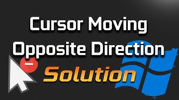 Mouse Cursor Is Moving in the Opposite Direction in Windows 11/10 [Tutorial]