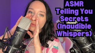 ASMR Inaudible Whispers w/ Face Touching