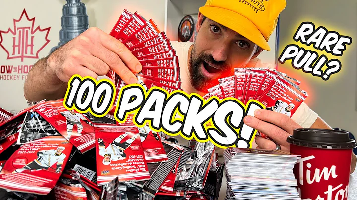 Opening 100 PACKS of Tim Hortons Hockey Cards (cra...