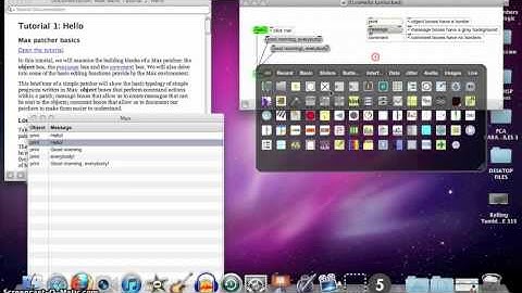 Max/MSP Tutorial - Episode 1