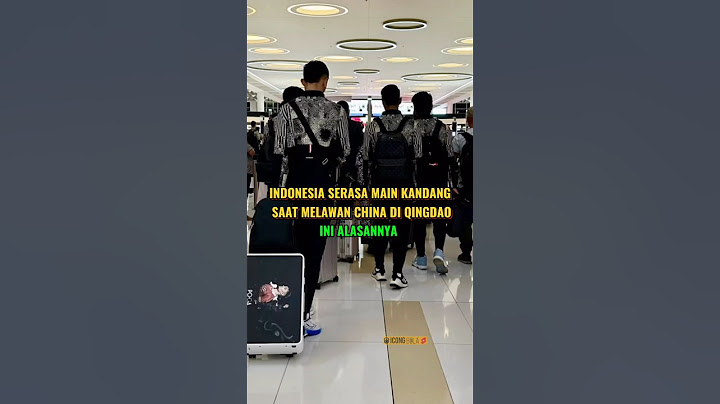 INDONESIA SERASA MAIN DI KANDANG SAAT MELAWAN CHINA DI QINGDAO #shorts