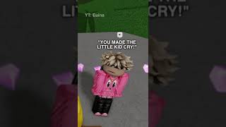 Kid CRIES in Voice Chat, So I gave him ROBUX #roblox #shorts screenshot 3