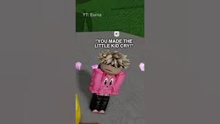 Kid CRIES in Voice Chat, So I gave him ROBUX #roblox #shorts