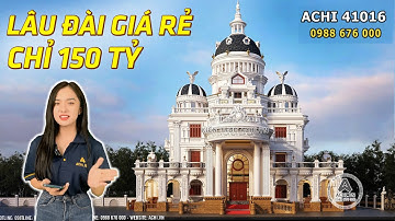 Thiết kế lâu đài tân cổ điển 3 tầng 1 tum đẹp tại Bình Định | Kiến Trúc Achi