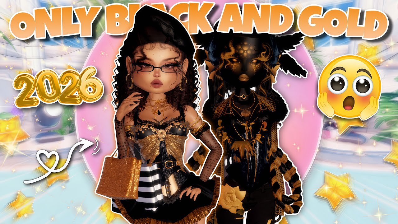 ONLY Using *BLACK AND GOLD* In Dress To Impress MASTER Servers!! (ROBLOX)