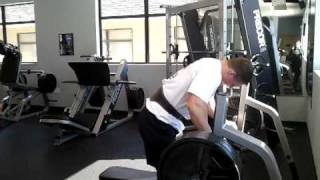 Willie 315 lb. Barbell Bent Over Row for 6