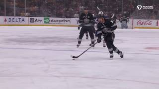 Artemi Panarin strips the puck from Evan Bouchard and finishes with a breakaway goal.