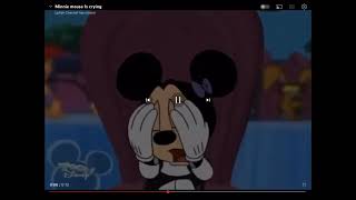 Minnie Mouse crying