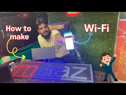 How to make p10 Display￼  || Wi-Fi setting￼ @Completeart #maazranchi