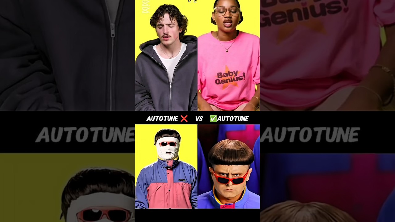 AUTOTUNE VS NO AUTOTUNE #trendranking #kpop #duet #singing #cover #beautifulthings #olivertree