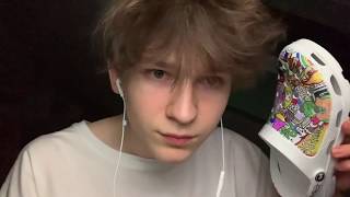 Видео разрисовал новые кроксы (испортил/затюнинговал) (автор: nowkie)