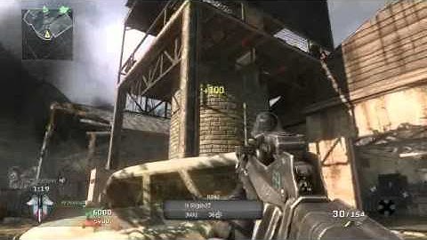 Amazing blinded tomahawk kill