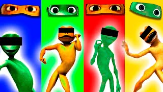 Wrong Eyes DAME TU COSITA and PATILA CHALLENGE Alien Green El Chombo Dance Wrong Heads Yeşil Uzaylı