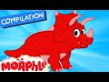 My Pet Dinosaur: Triceratops -  (+ Dinosaur compilation) My Magic Pet Morphle Episode #27