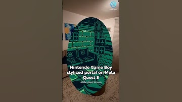 Quest 3 Portal: Retro Game Boy World in XR 🕹️✨