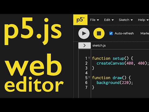 Exploring the p5.js Web Editor: A Beginner's Guide to Creative Coding