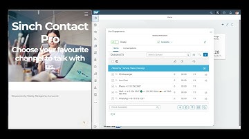 SAP Service Cloud C4C Integration with Sinch Contact Pro