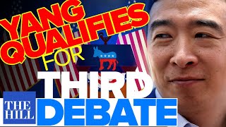 Panel: Andrew Yang qualifies for the third debate
