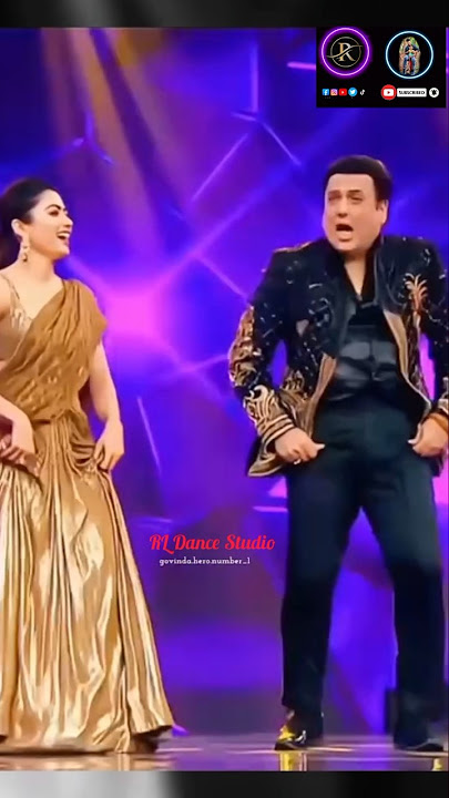 Dhol Baje Gujarati song Govinda rashmika dance || #shortsfeed #viralvideo #gujaratisong #reels
