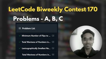 LeetCode Biweekly Contest 170 | LeetCode 3750 | LeetCode 3751 | LeetCode 3752