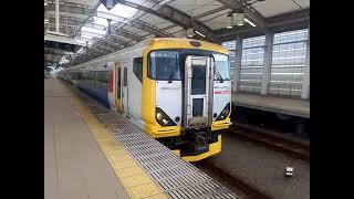 20190902【E257系】【特急車両】【中央東線】【中央線】【鉄道】時間調整のために停車するE257系列車その2