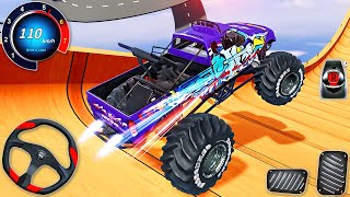Impossible Monster Truck Mega Ramp Driving - Extreme GT Car Stunts Racing 3D - Android GamePlay screenshot 5