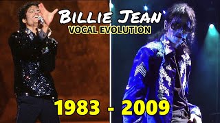 Billie Jean - Live Vocal Evolution 1983~2009 【Michael Jackson】