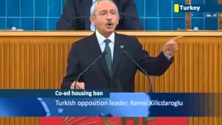 Turkish Pm Targets Student - Erdogan Declares Opposition To Mixed Student Housing