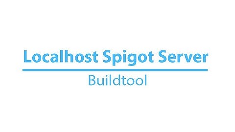 1) How to use Buildtools for officially creating spigot server.