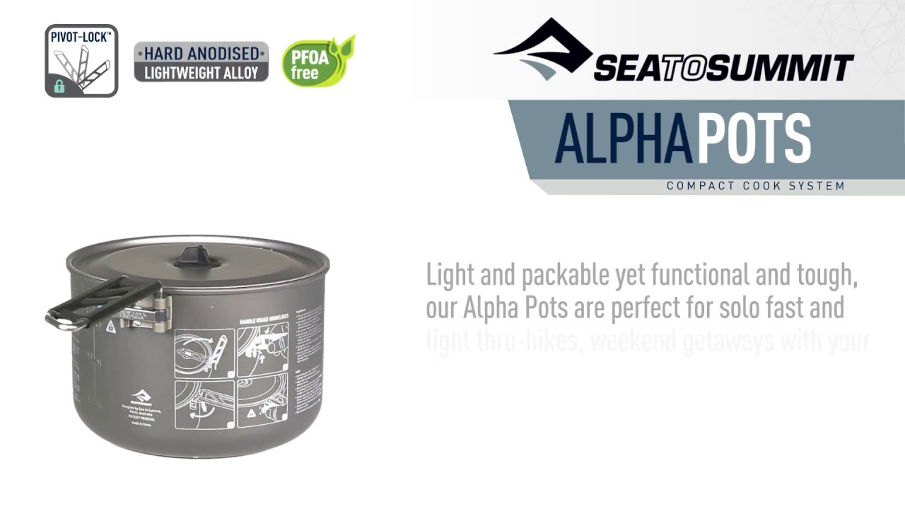 Sea to Summit Alpha Pot Set 2.0 - Needle Sports Ltd