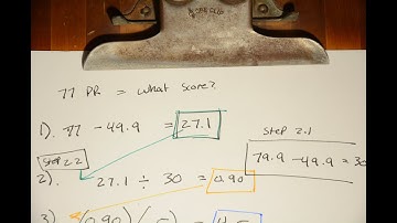 Interpolation - Percentile to Score - Univariate Statistics 004