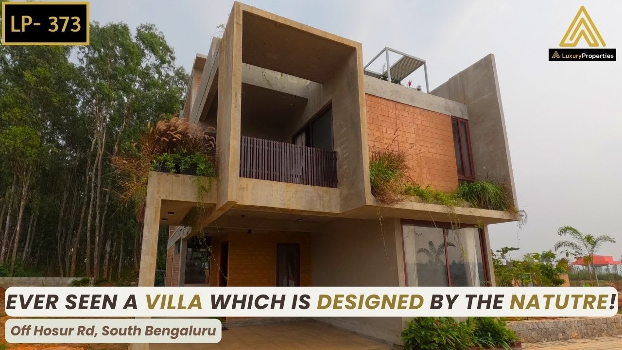 Eco-friendly Luxury 4 BHK Villa with a Private Garden | South Bengaluru | Luxury Properties