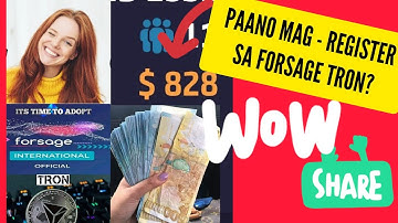 How To Register in Forsage Tron? (I WANT TO START NOW)