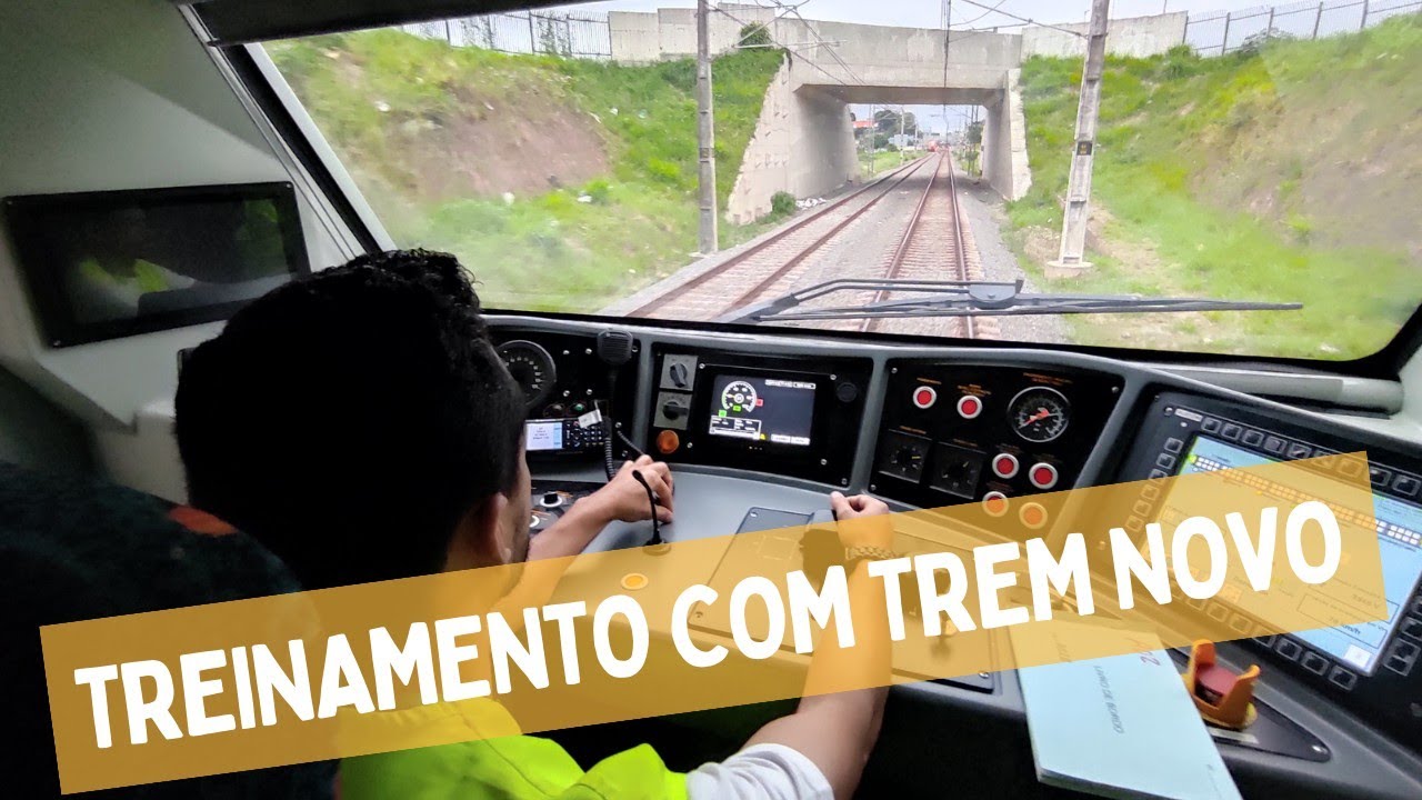 TREINAMENTO DOS MAQUINISTAS EM NOVO TREM DA VIAMOBILIDADE