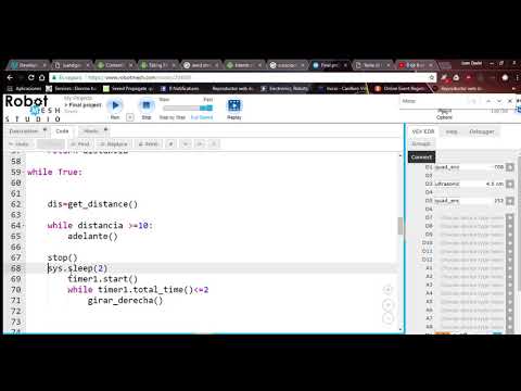 Robot Mesh python mimic parte-10