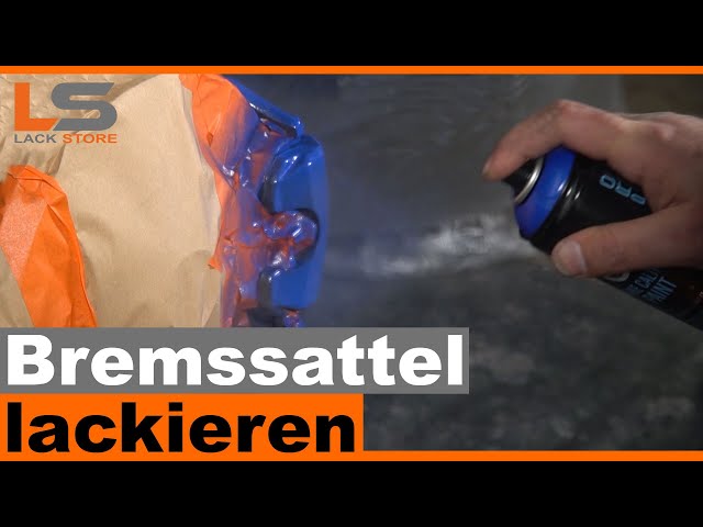 Bremssattel mit Spraydose lackieren - DIY Anleitung