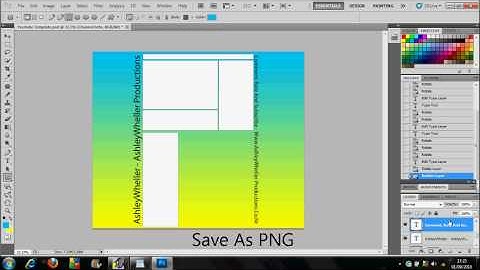 How To Make A Simple Youtube Channel Background Using Photoshop Cs5 Extended And Below HD
