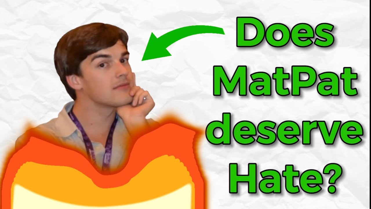 Hat Matpat Does MatPat Truly Deserve the Hate He Gets? - YouTube