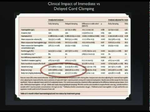 Delayed Cord Clamping Grand Rounds Part 3