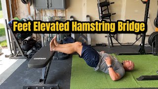 Feet Elevated Hamstring Bridge
