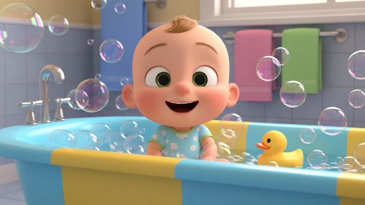 Bath Song 🛁 | Bath Time Fun for Kids | Nursery Rhymes